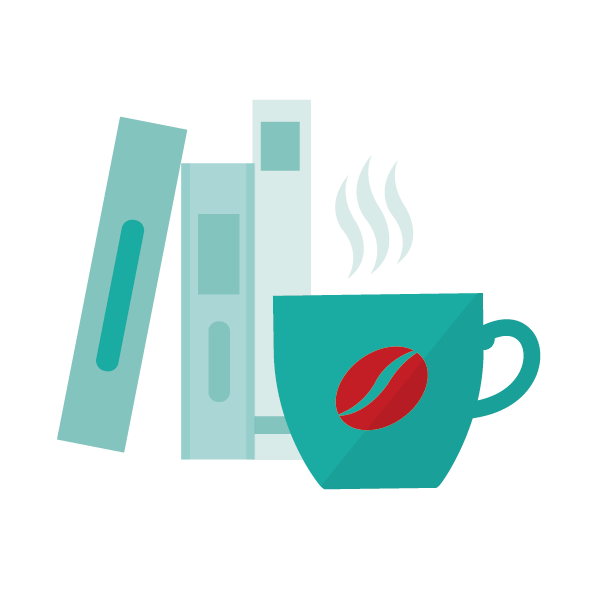 Icoontjes_home-04 Eigen bibliotheek en koffiecorner bij Serviceflat Schouwenhove